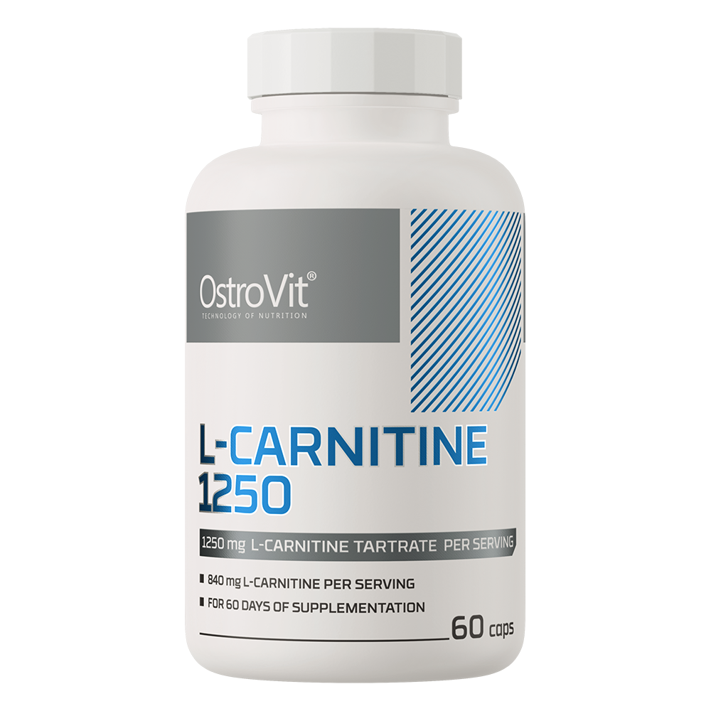 OSTROVIT SUPREME CAPSULES L-CARNITINE 1250 60 CAPS – MuscleShop.lt