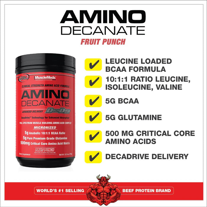 MuscleMeds Amino Decanate akcija pigu - privalumai
