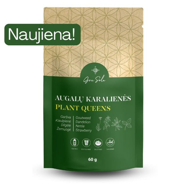 GraSole AUGALŲ KARALIENĖS (AUGALINIS MIŠINYS) 60g kaina