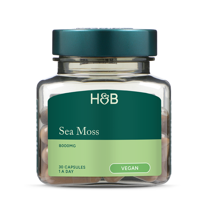 Holland & Barrett Sea Moss 8000 mg, 30 kapsulių