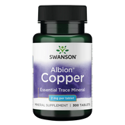 Swanson Premium Albion Copper 2 mg 300 Tabs pigu