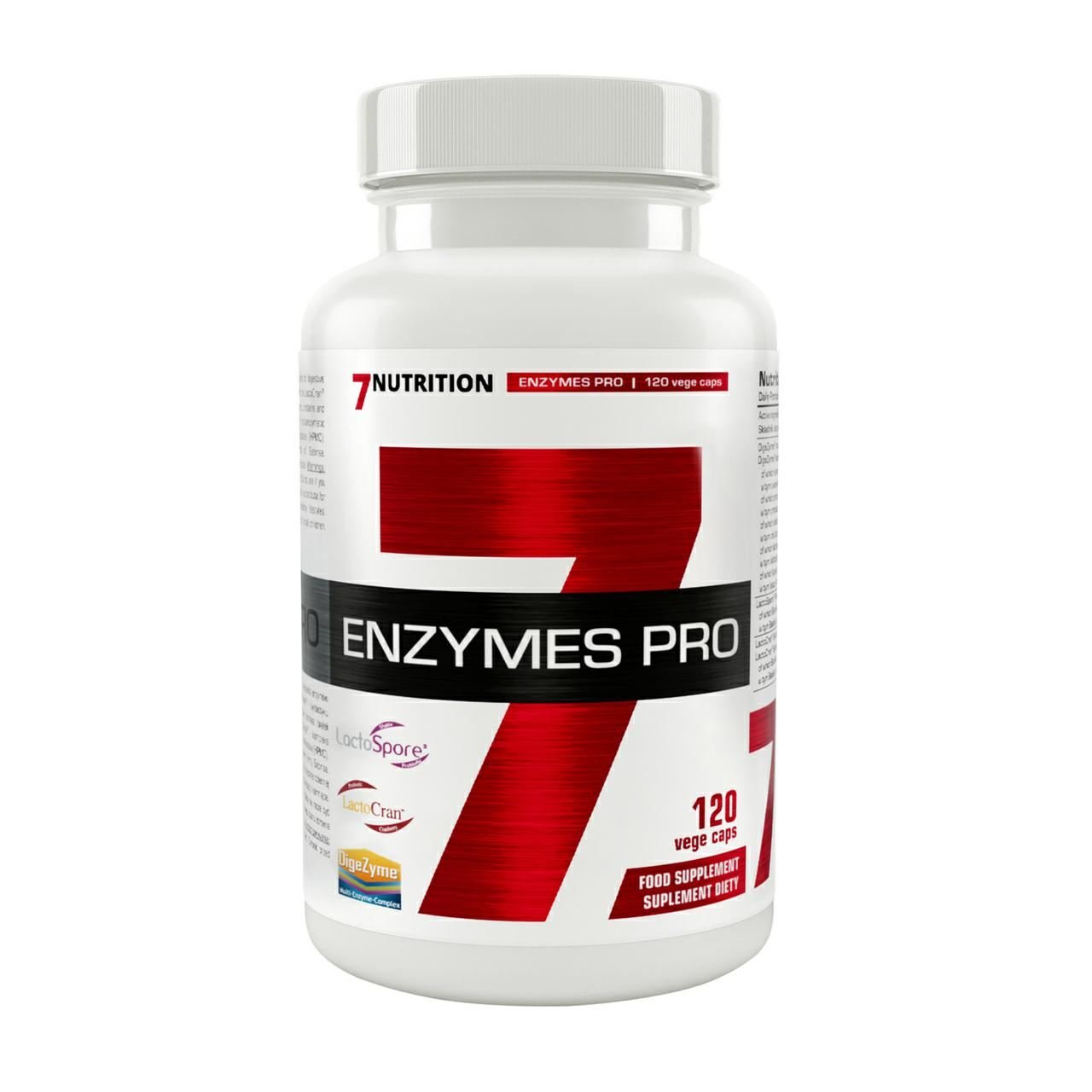 7 Nutrition Enzymes Pro 120 capsules kaina akcija