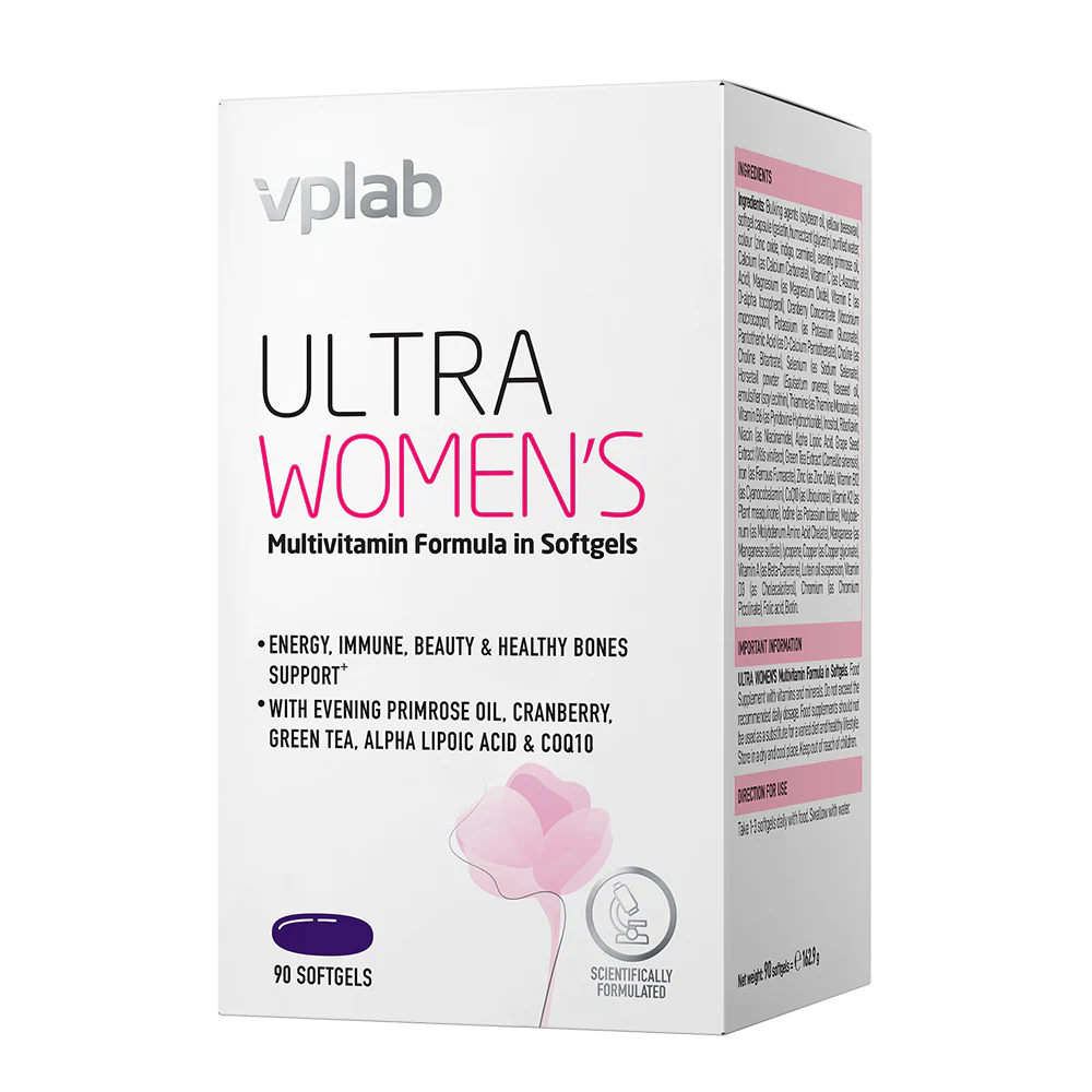 Vplab Ultra Women's Multivitamin 90 softgels kaina