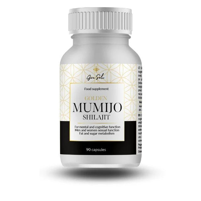 GraSole Golden Mumijo Shilajit 90 caps kaina