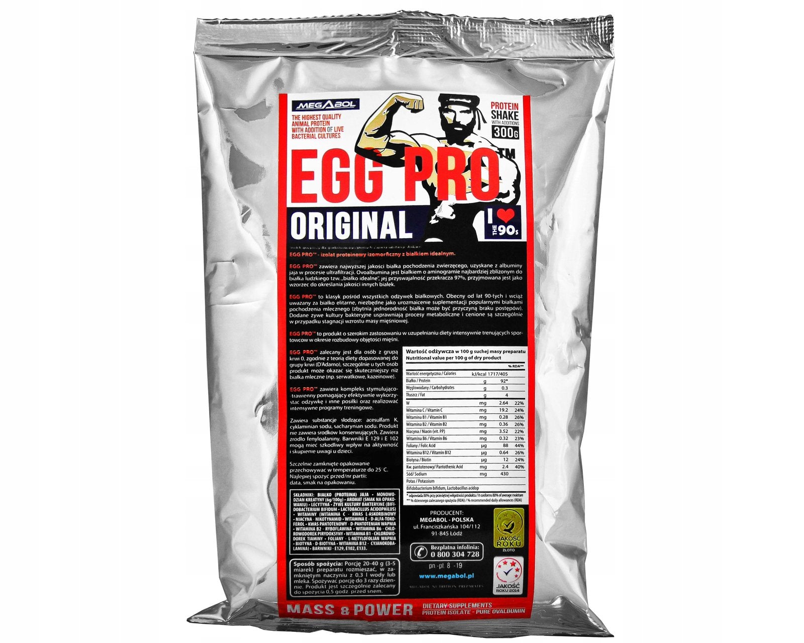 MEGABOL-EGG-PRO-300g-BIALKO-JAJECZNE-MASA-RZEZBA-Data-waznosci-przynajmniej-pol-roku-od-momentu-zakupu