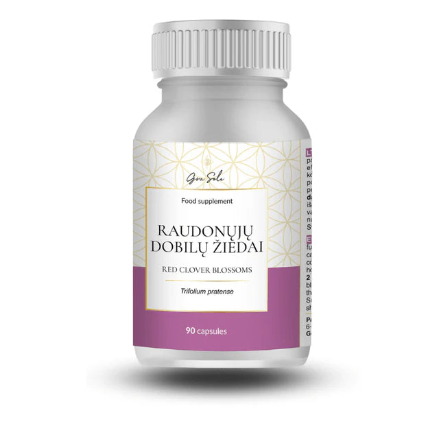 GraSole Raudonųjų dobilų žiedai, Moterims, 90 kapsulių kaina