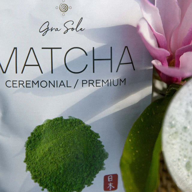 GraSole Matcha Ceremonial Premium arbata iš Japonijos baneris