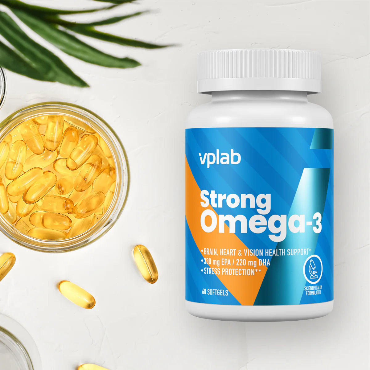 Vplab Strong Omega 3 60 softgels kapsules