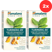 2x Himalaya Turmeric 95 with Curcumin 60 caps