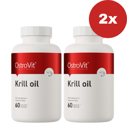 2x Ostrovit krill oil 60 caps akcija