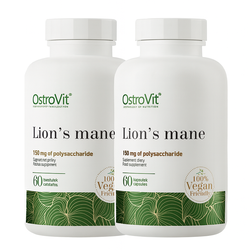 2x OstroVit Lion’s Mane VEGE 60 caps