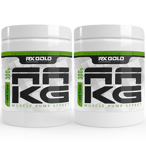 2x RX Gold AAKG 300g - Arginino alfa-ketoglutaratas