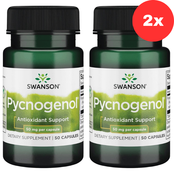 2x Swanson Pycnogenol 50mg 50 caps