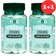 2xHolland & Barrett Potassium, 396mg - 120 vegan tabs