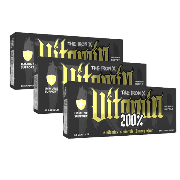3 x ironx Vitamin 200% akcija