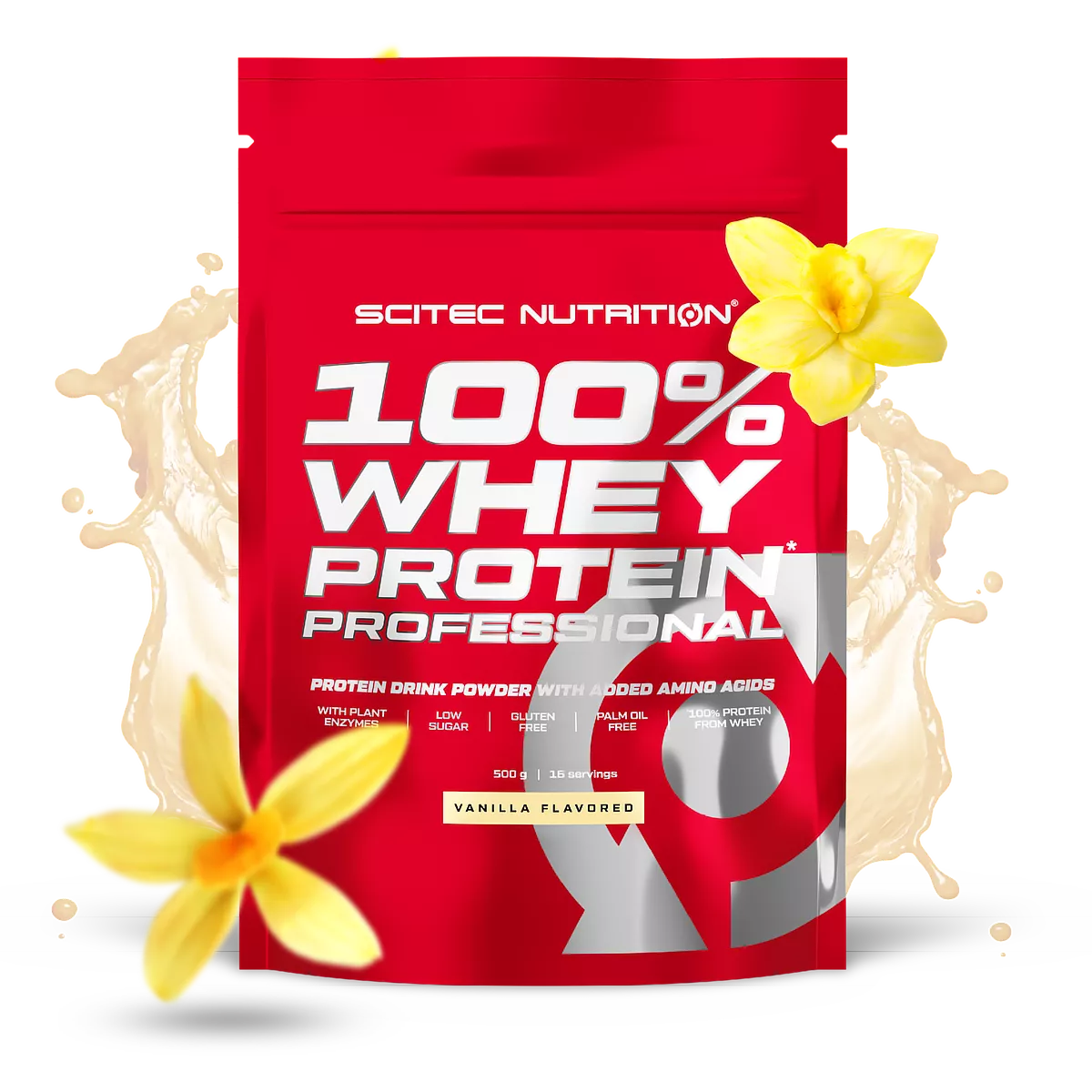 Scitec Nutrition Whey Protein 100% Professional 500g flavors vanile