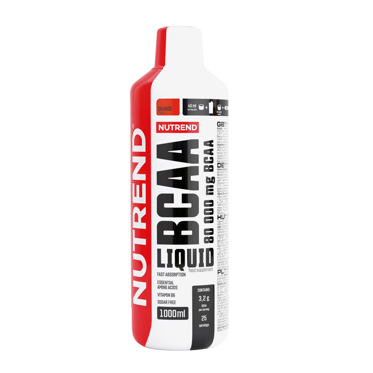 Nutrend Bcaa Liquid 1000 ml kaina akcija