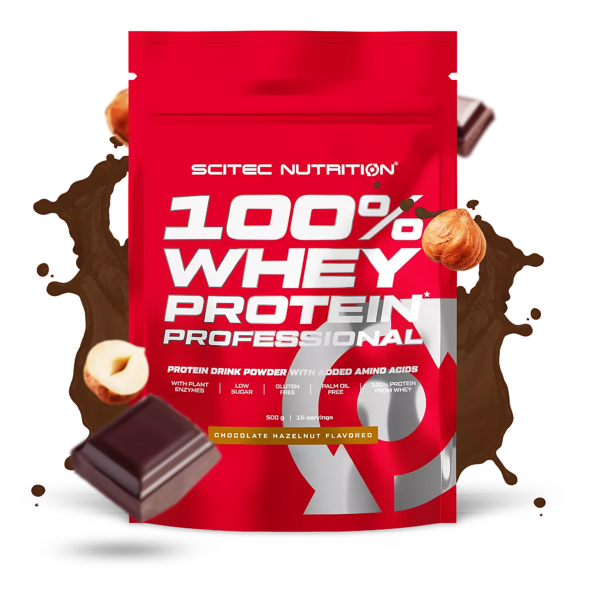Scitec Nutrition Whey Protein 100% Professional 500g flavors lazdynas