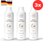 3x Pretty woman® Daily Collagen 500 ml- Collagen Beauty Drink with Strawberry Flavour kaina akcija