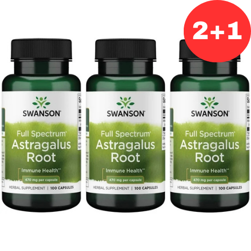 3xSwanson Astragalus Root 470mg 100caps akcija
