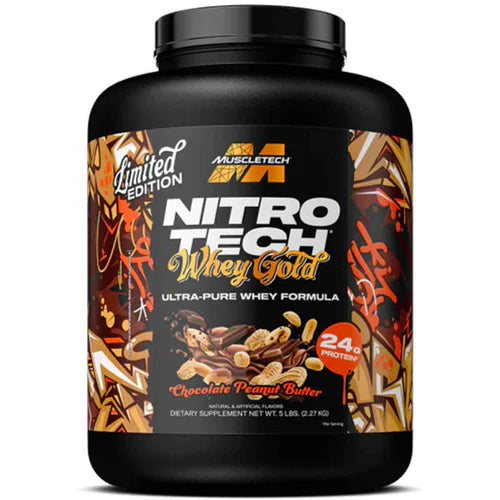 MuscleTech 100% Whey Gold 2.27kg chocolate peanut butter
