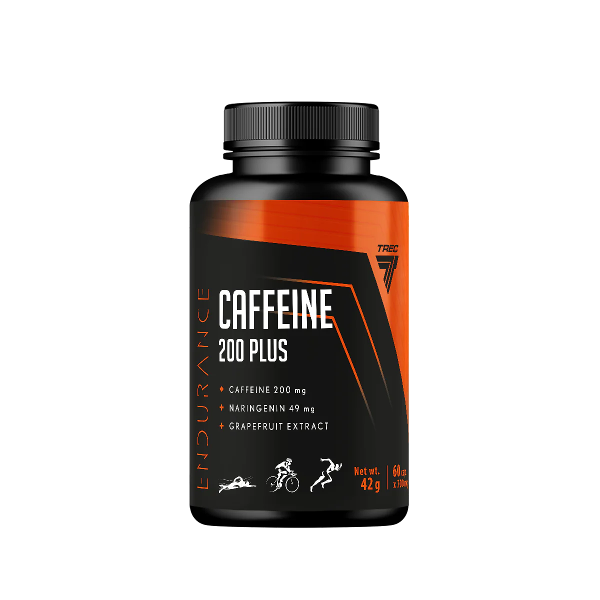 Trec Nutrition Caffeine 200 Plus 60 caps kaina