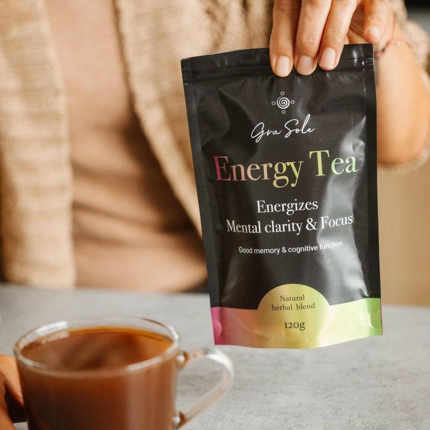 GraSole „ENERGY TEA“ – Funkcinė žolelių arbata (150 g) pirkti