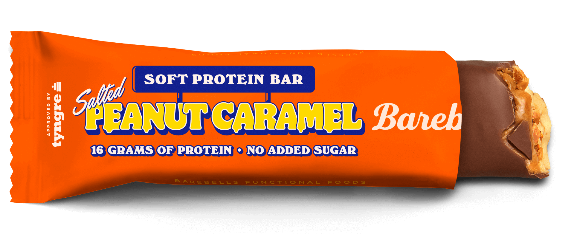 Barebells Salted Peanut Caramel Soft Protein Bar 55g batonelis kaina