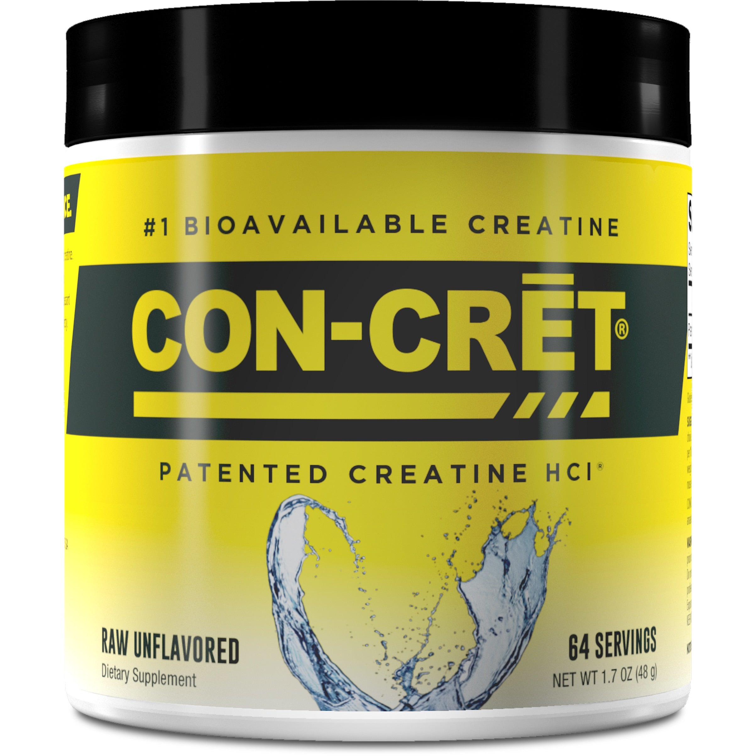 CON-CRĒT® PATENTED CREATINE HCl® 64serv.