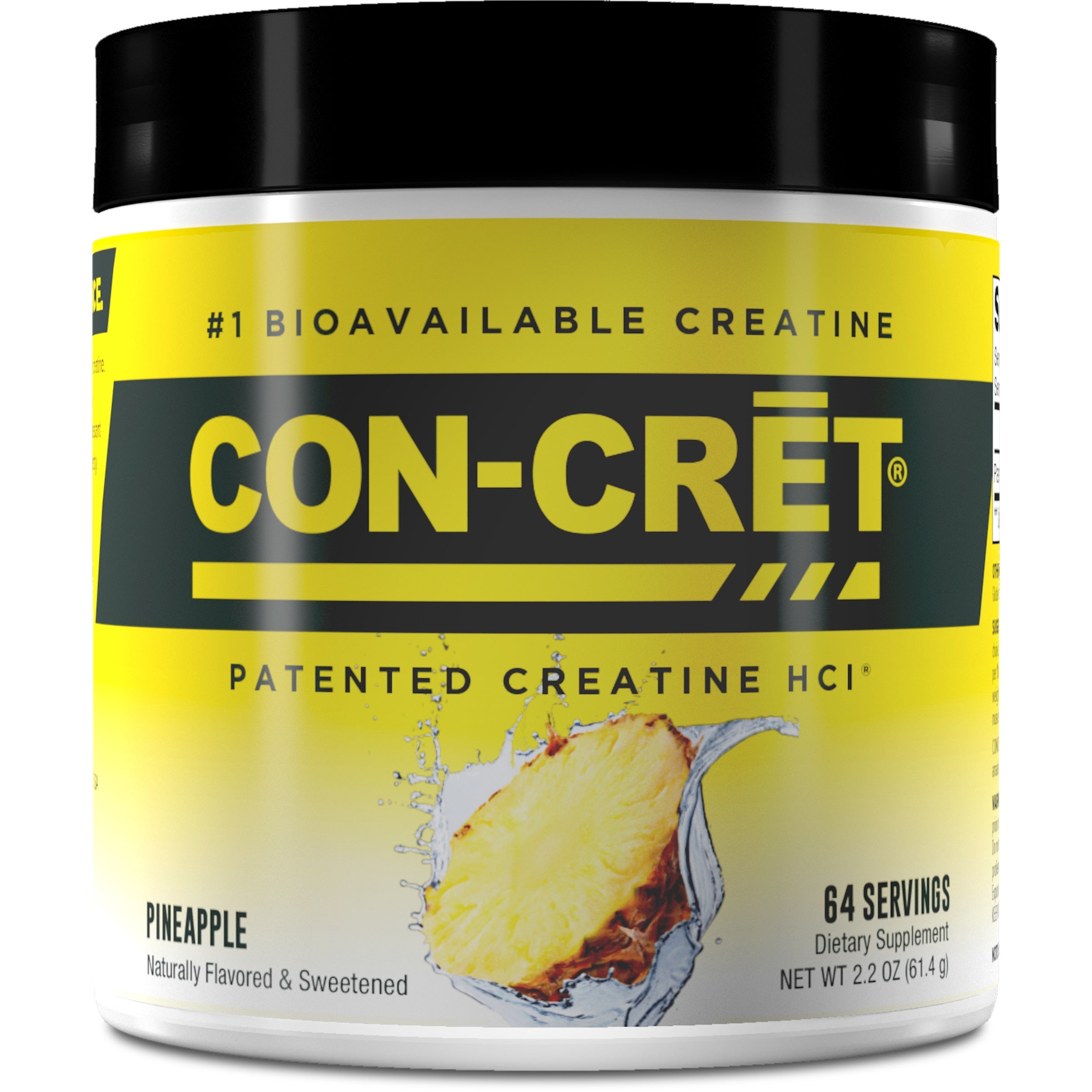 CON-CRĒT® PATENTED CREATINE HCl® 64serv.