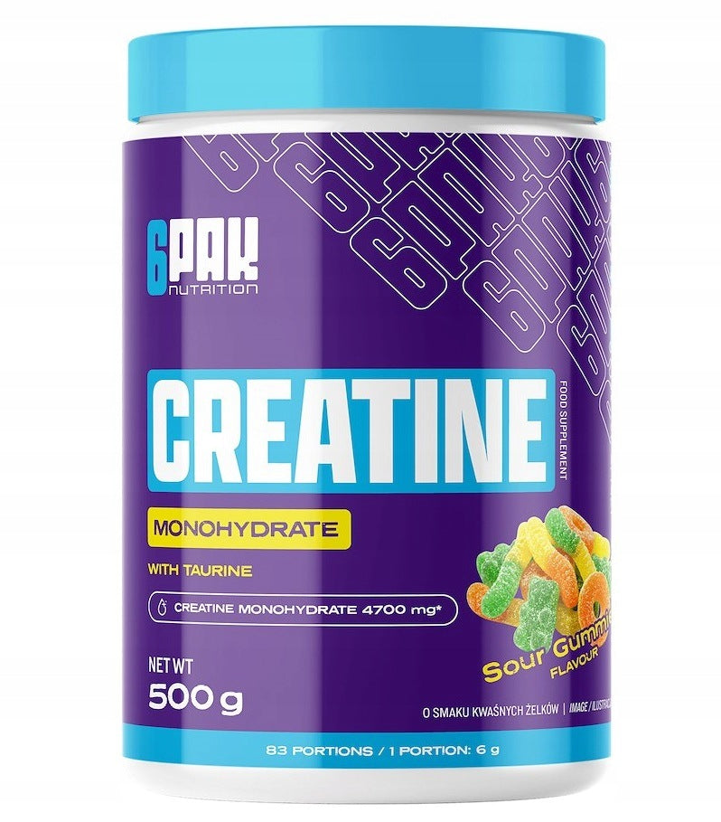 6PAK Kreatino Monohidratas – 500 g