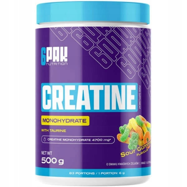 6PAK Kreatino Monohidratas – 500 g