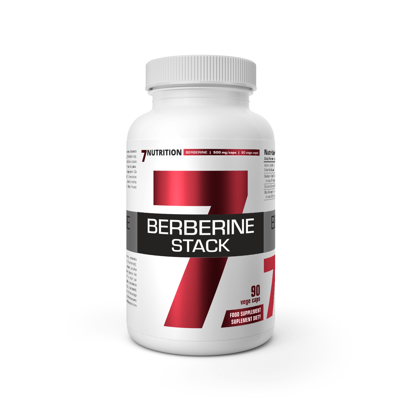 7 Nutrition Berberine Stack 90 caps kaina