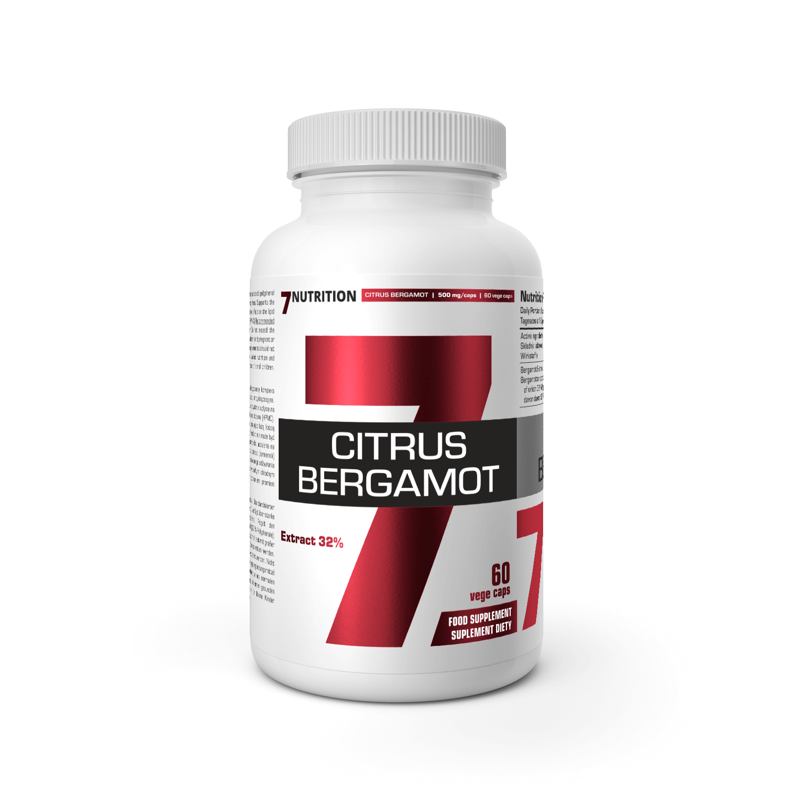 7Nutrition Citrus Bergamot 60 köögiviljakübarad