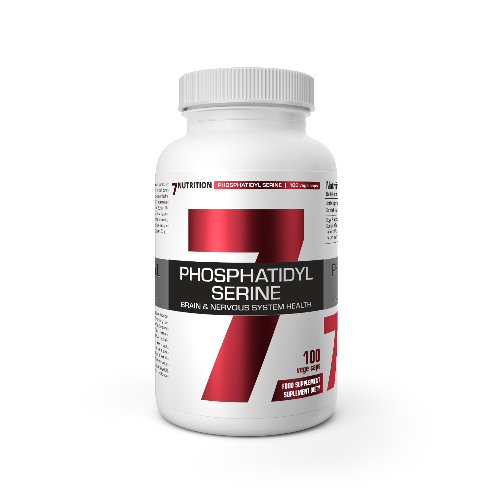 7Nutrition Phosphatidylserine 250mg 100vcaps | FOSFATIDILO SERINAS