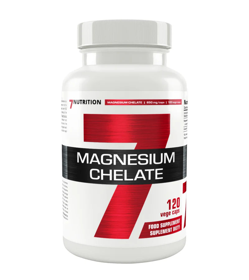 7Nutrition Magnesium Chelate 120 vege caps kaina akcija