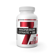 7Nutrition Magnesium Citrate + B6 120 Vege Caps kaina