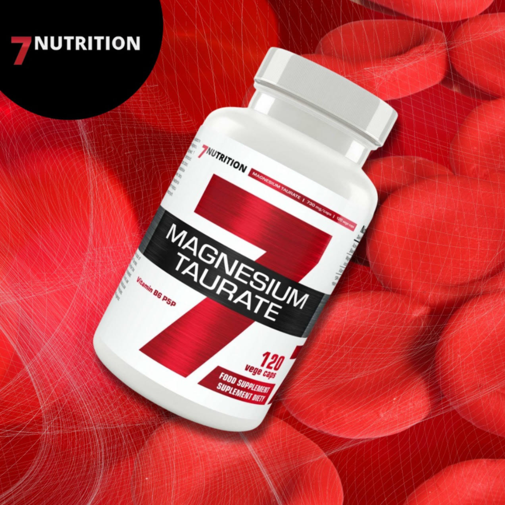 7Nutrition MAGNESIUM TAURATE 120 caps kaina akcija