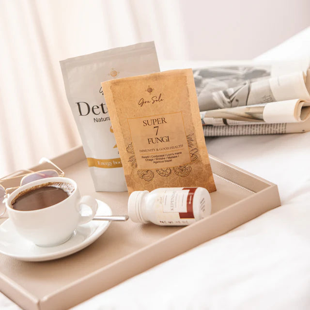 GraSole Super 7 Fungi (super grybų mišinys) 90g su kava