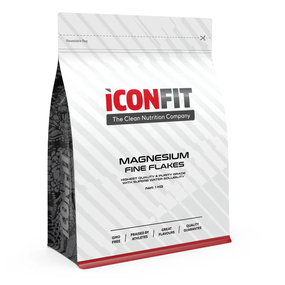 ICONFIT Magnesium Fine Flakes. For Baths (1KG) kaina