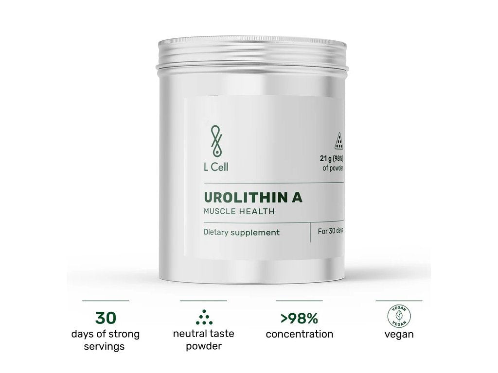 L Cell Urolithin A milteliai, 21 g