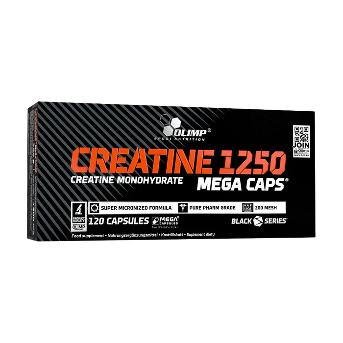 Olimp Nutrition Creatine 1250 Mega Caps - 120 caps kaina