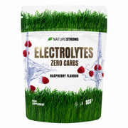 NatureStrong Electrolytes Zero Carbs – Raspberry, 165 g Elektrolitai