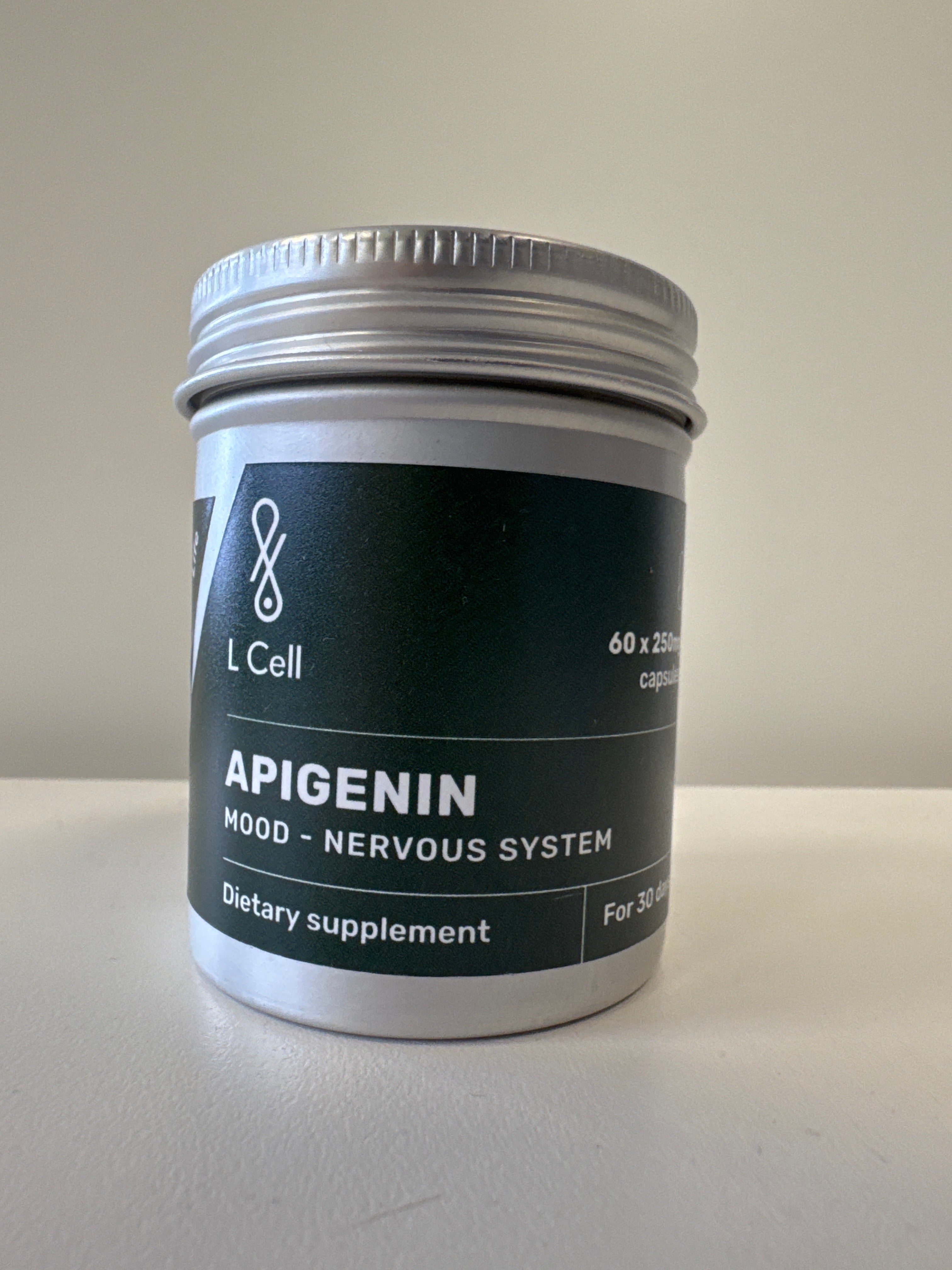 L Cell Apigenin Capsules 250mg (30 days, 60 pc.)