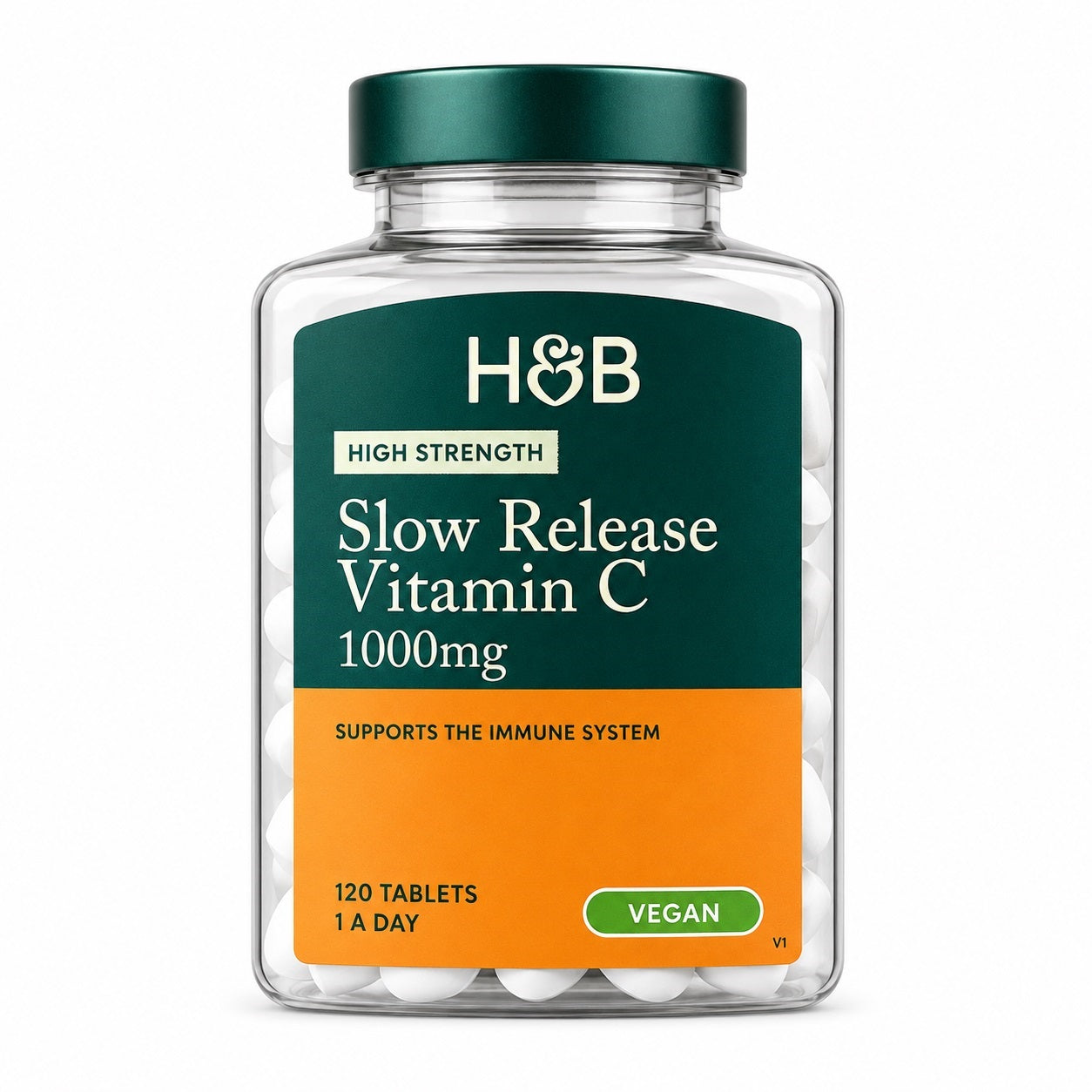 Holland & Barrett Slow Release Vitamin C, 1000mg - 120 vegan tabs