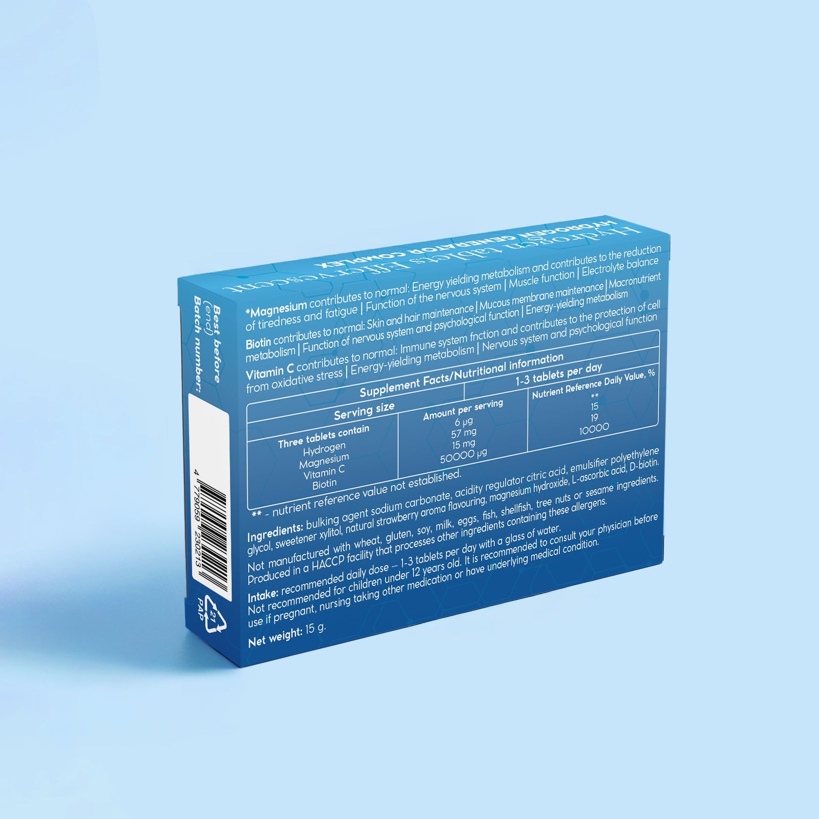 Shapropharma Hydrogen Tablets N30