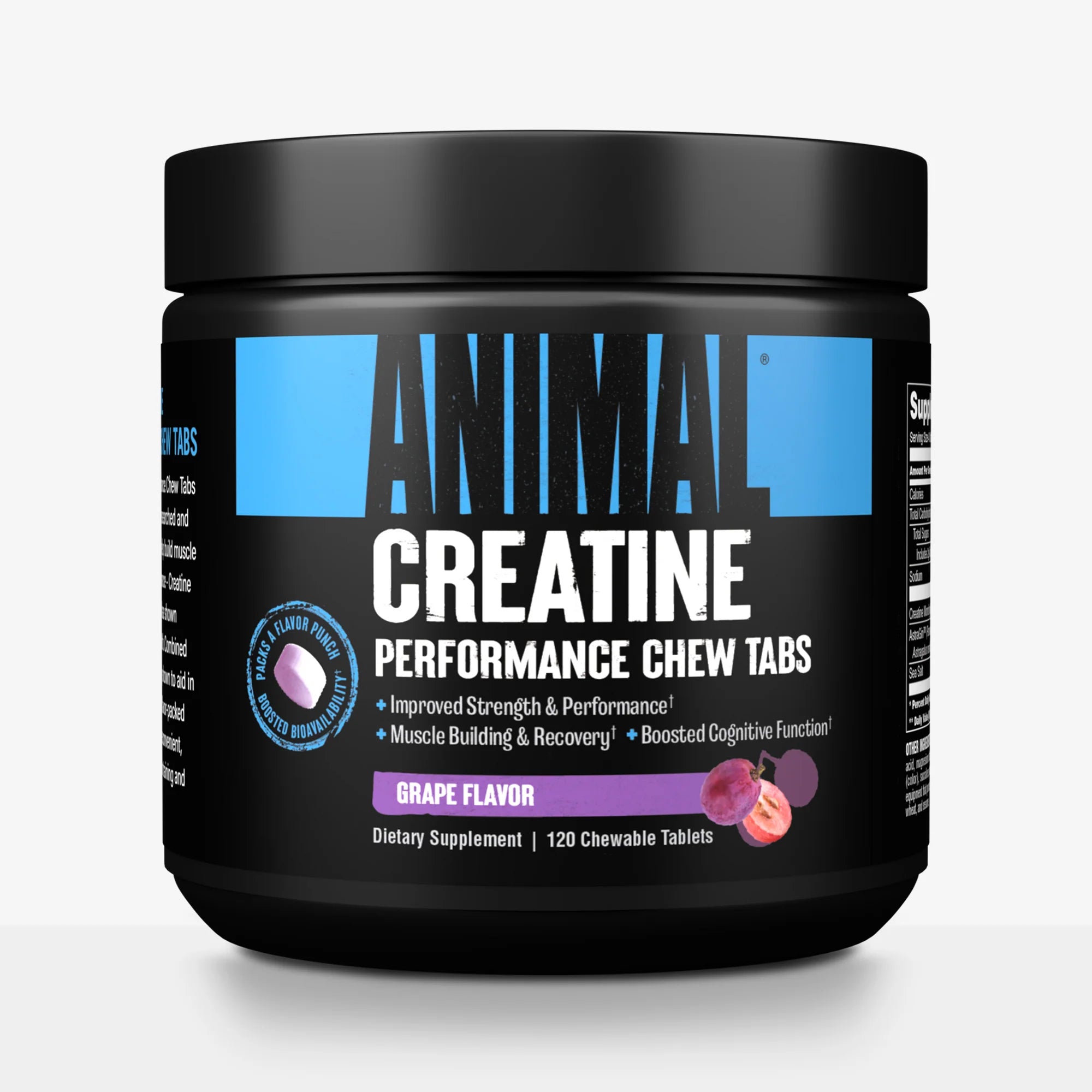Animal, Creatine Performance Chew Tabs, 120 Chewable Tablets