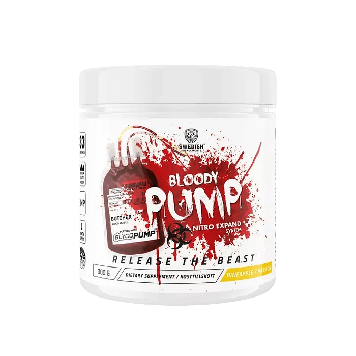 Swedish Supplements Bloody Pump 300 g PEACH MANGO Stim Free