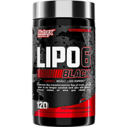 Nutrex Lipo-6 BLACK Weight Loss Support 120 liquid caps