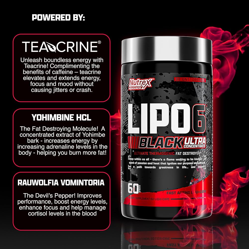 Nutrex Lipo 6 Black Ultra Concentrate 60 caps